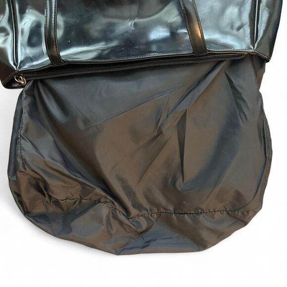 Tommy Hilfiger Black Patent Tote - Picture 3 of 8